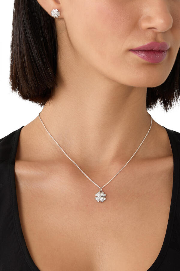 Cara Clover Necklace and Earrings Set