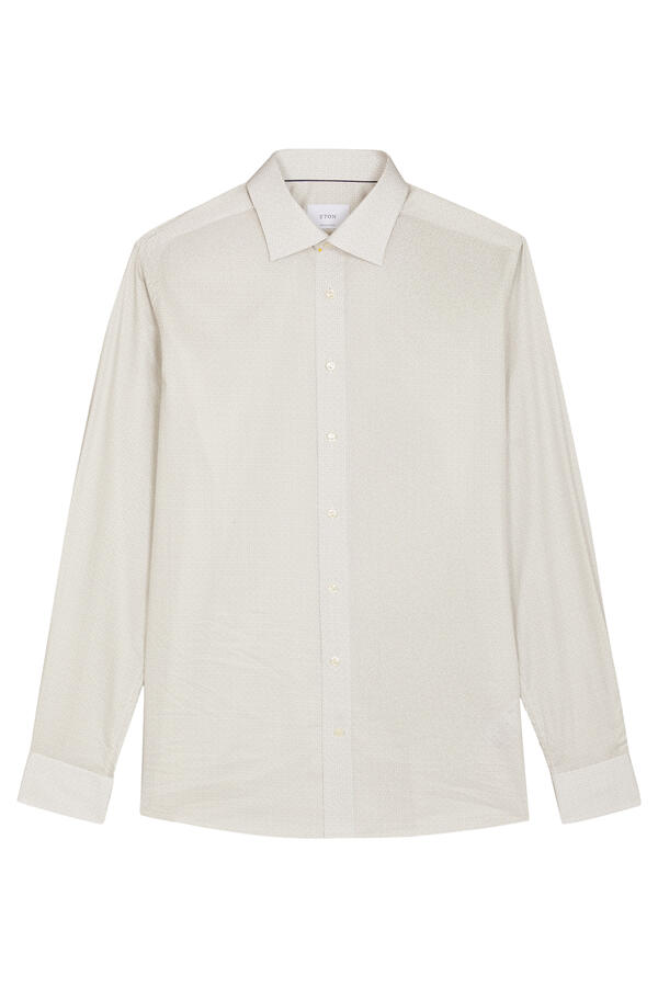 Micro Print Signature Twill Shirt