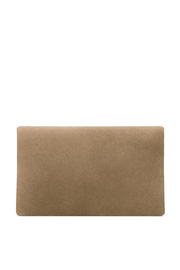 Cassandre Large Envelope Pouch in Suede