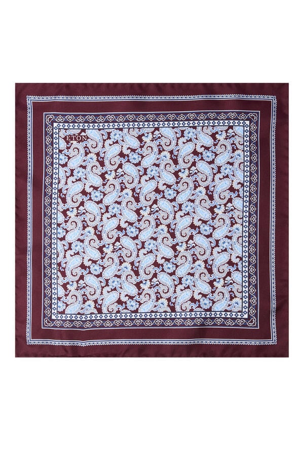 Paisley Print Pocket Square