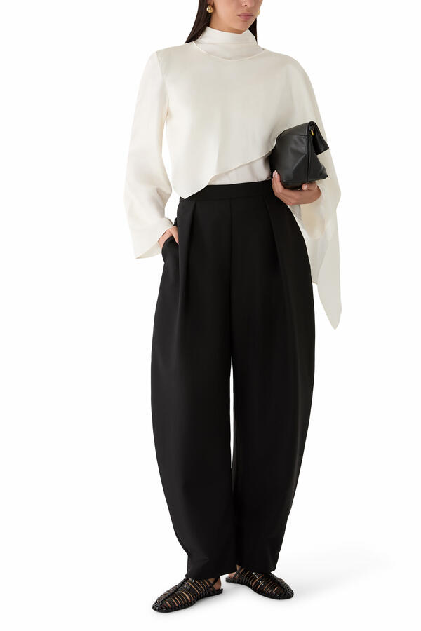 Silk Foulard Top