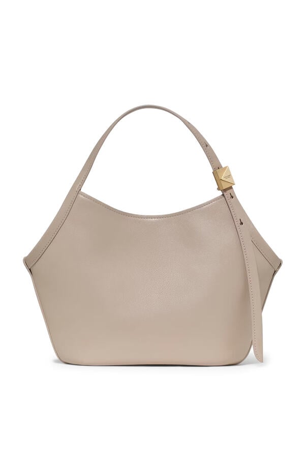 Deco Fine Grain Leather Small Tulip Tote