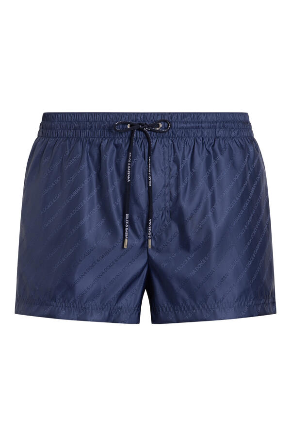 Jacquard Logo Swim Boxers