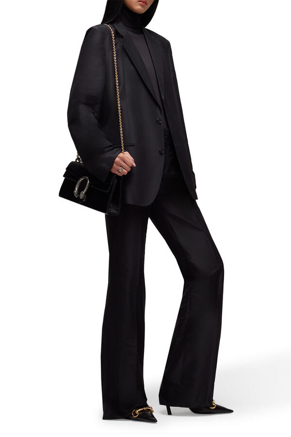 Fine Silk Faille Pants