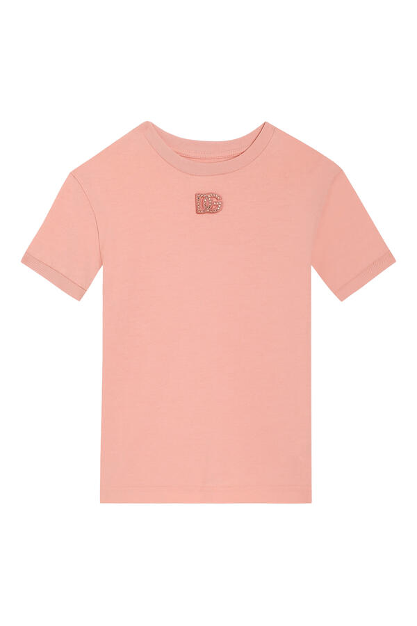 Kids Jersey T-Shirt with DG Patch and Rhinestones