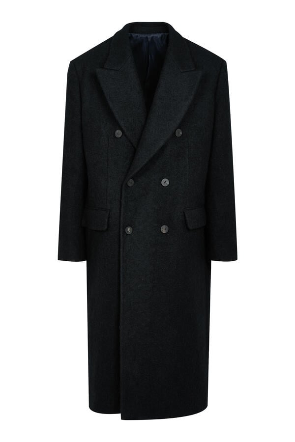Double-Breasted Long Coat