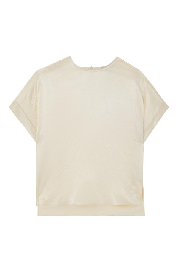 Addison Short Sleeves Crinkled Shirt