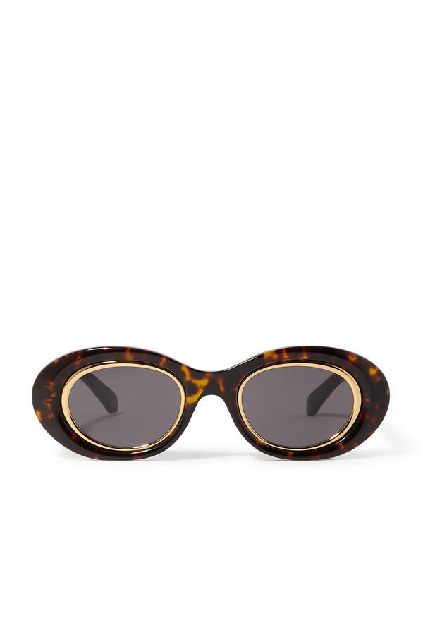 Anagram Mini Oval Sunglasses