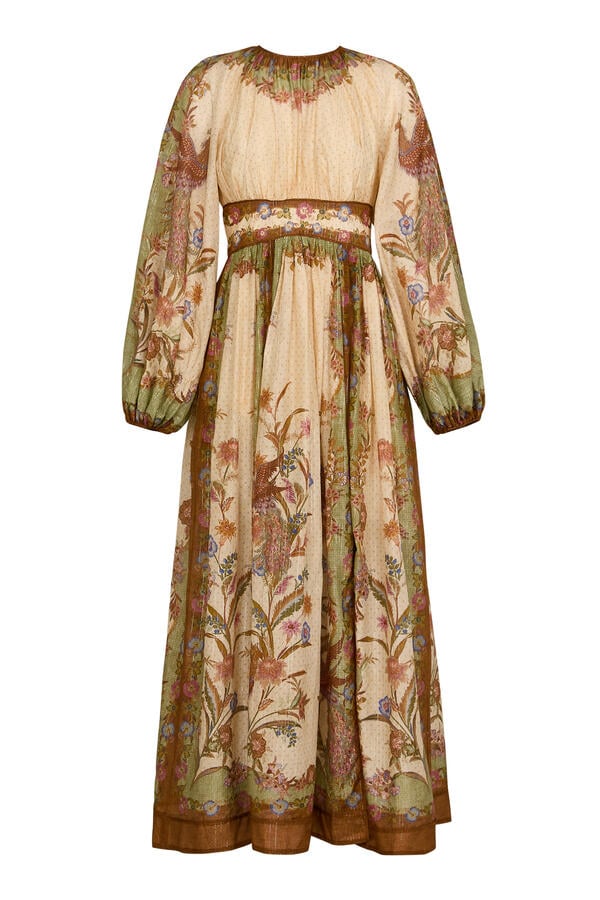 Indra Waisted Maxi Dress 