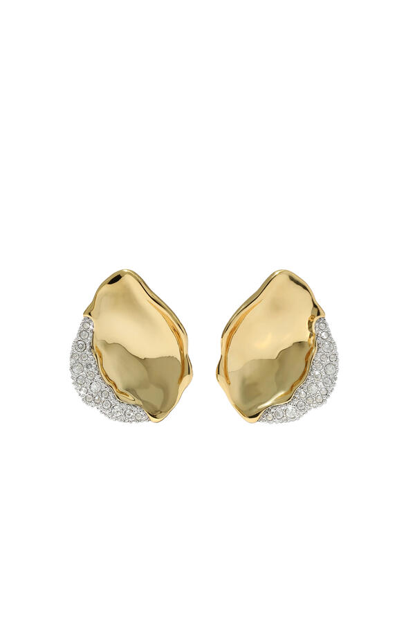 Solanales Crystal Petal Post Earrings