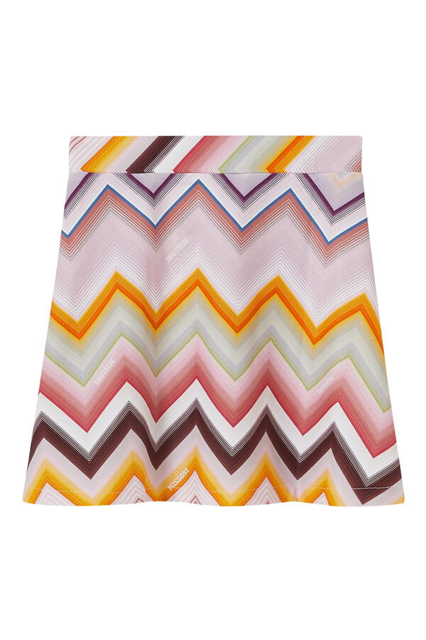 Kids Zig Zag Swim Skort