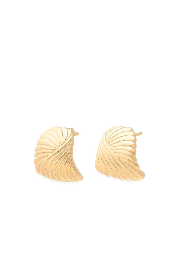 Ripple Stud Earrings