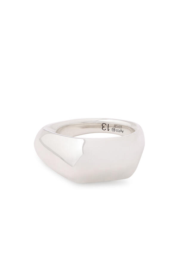 Small Fin Ring, Sterling Silver
