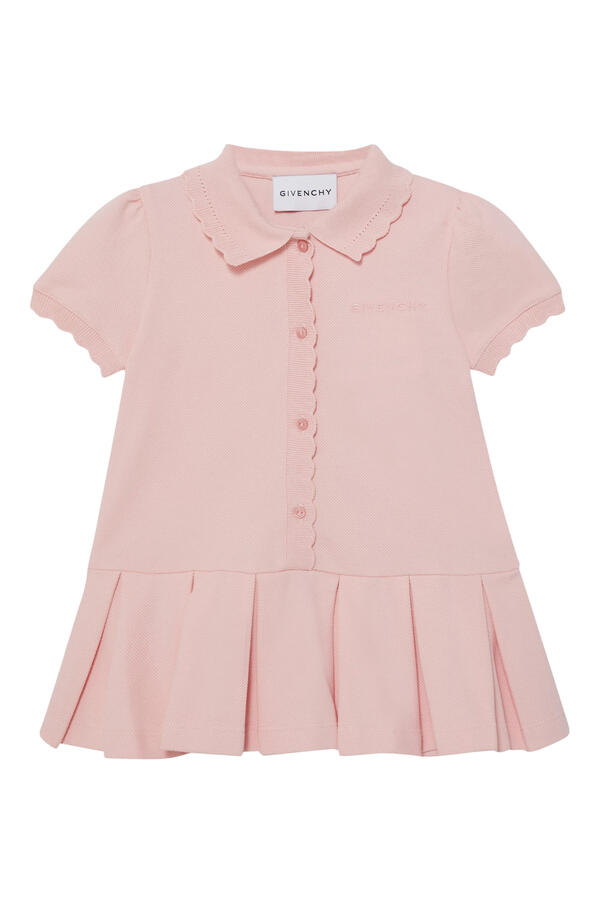 Kids Pleated Polo Dress