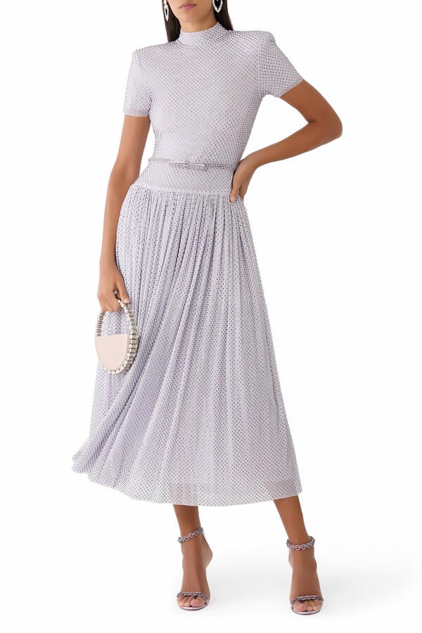 Rhinestone Midi Dress