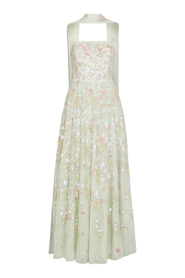 Forget-Me-Not Strapless Gown