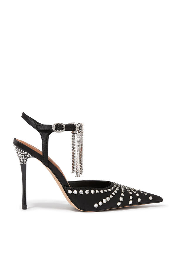 Crystal Embellished 105 Pumps