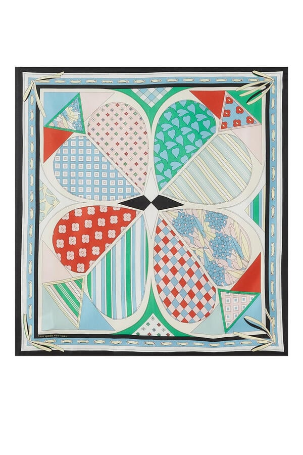 Repatched Silk Bandana