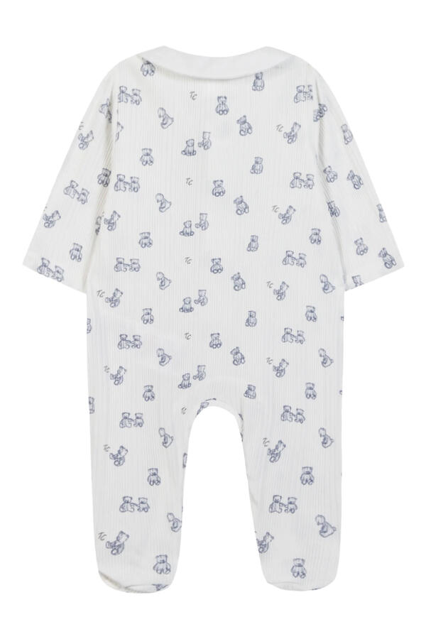 Kids Teddy Bear Print Pajamas
