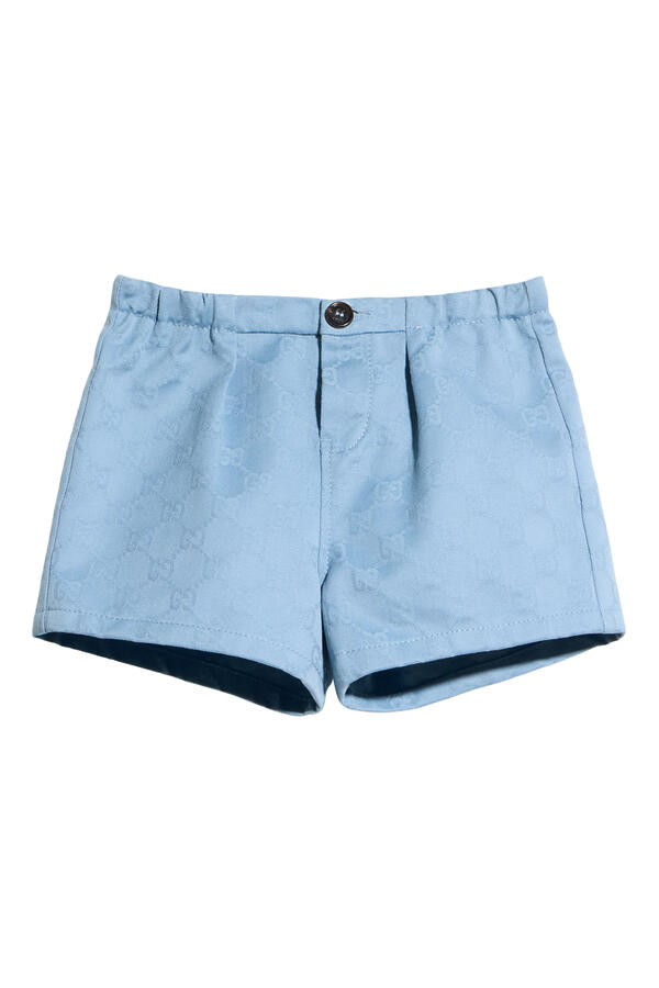 Kids GG Pleat-Detail Shorts