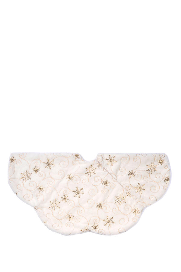 Fabric Snowflake Tree Skirt