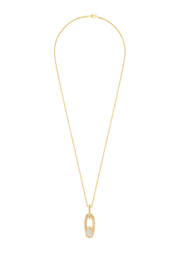 Serpent Bohème Vintage Pendant, 18K Yellow Gold & Diamonds