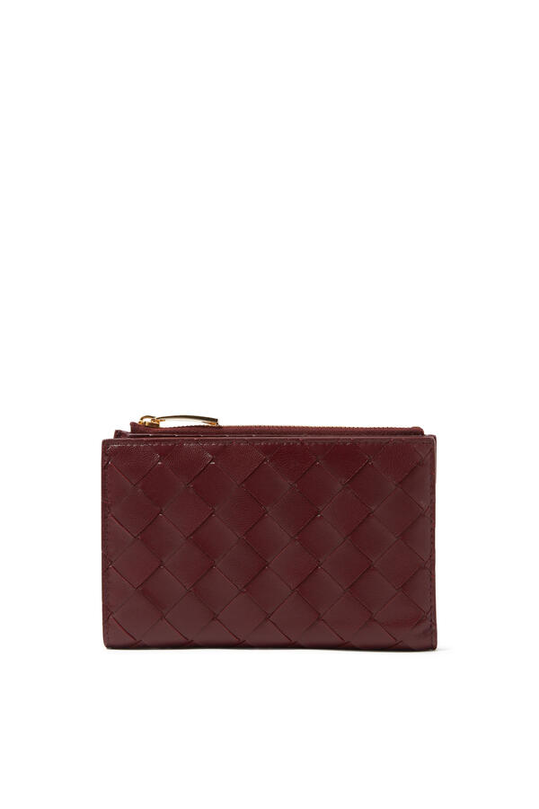 Medium Intrecciato Bi-Fold Zip Wallet