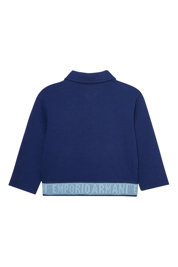 Kids Logo Patch Zip Sweatshirt