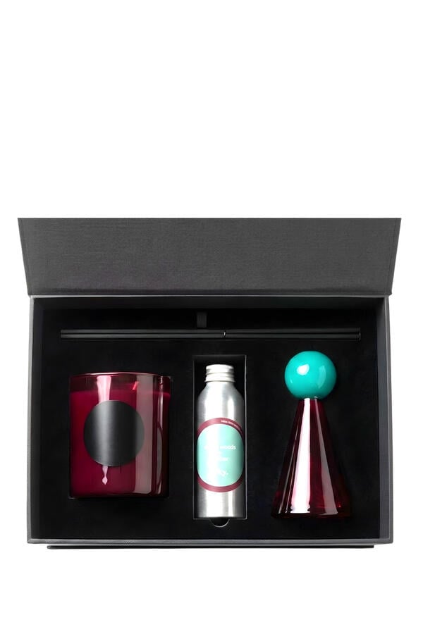 Velvet Woods & Amber Candle Disco Box