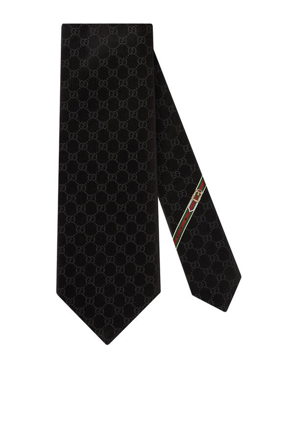 GG Pattern Silk Tie