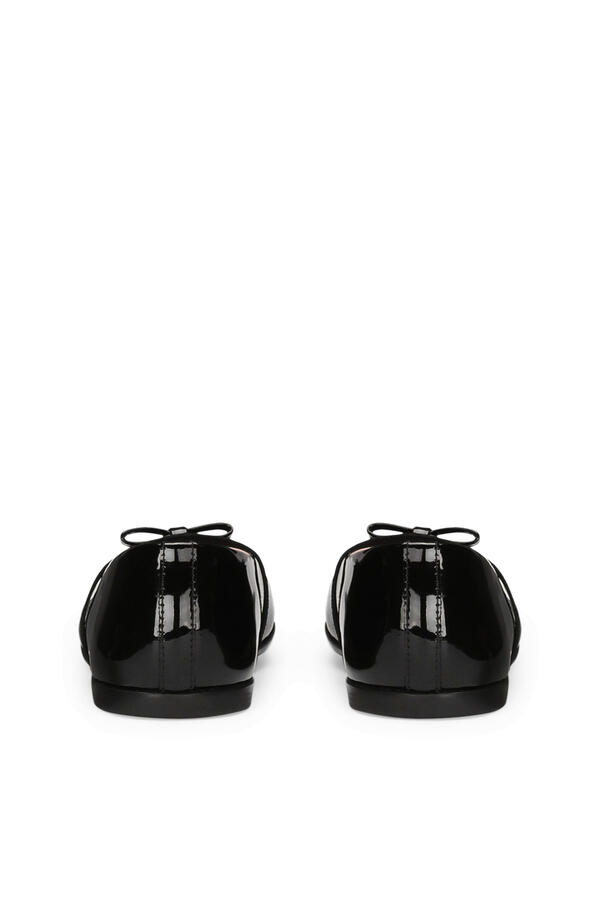 Kids Patent Leather Ballet Flats with Bow