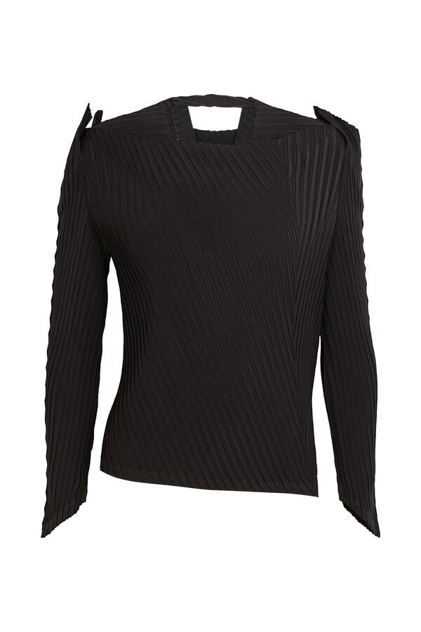 Tubular Pleats Top