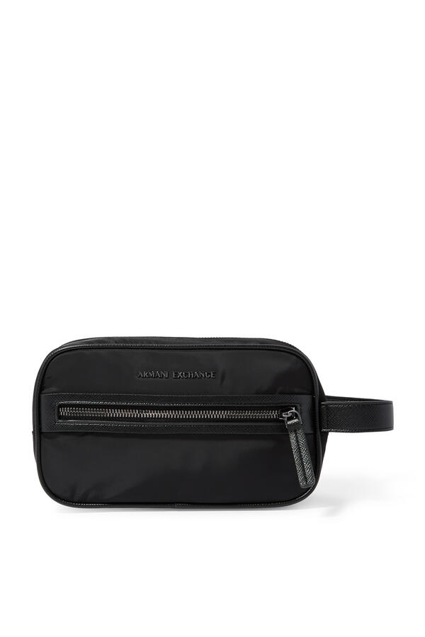 Logo Zip Beauty Case