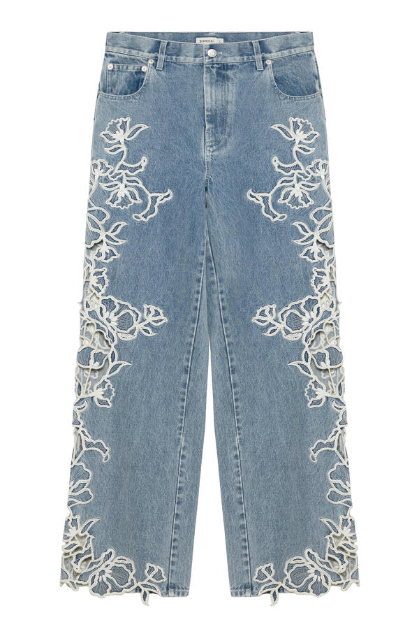 Porter Embroidered Jeans