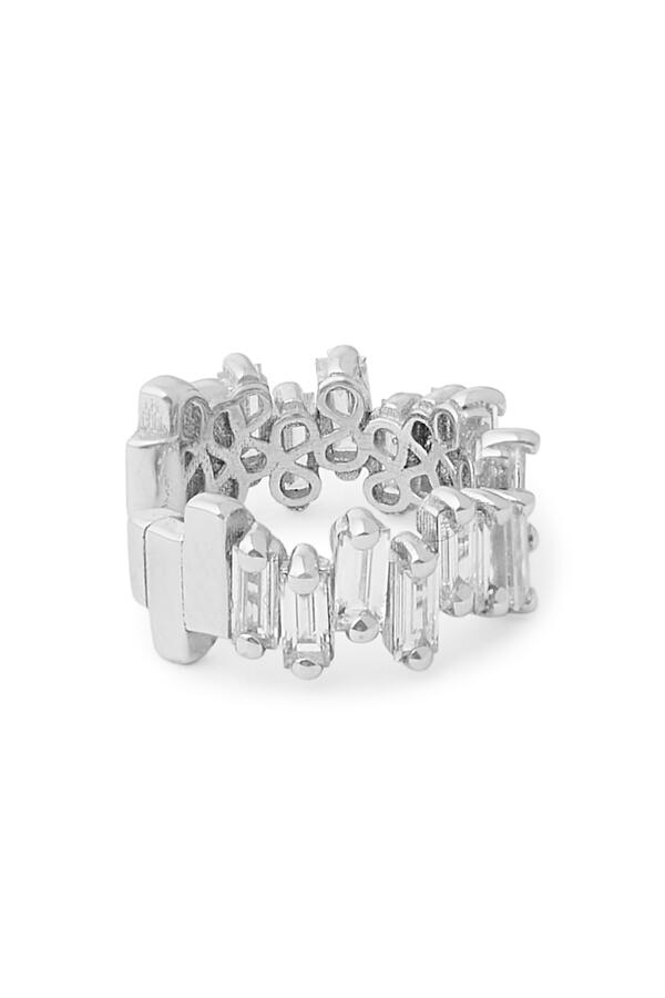 Ear Cuff, 18K White Gold & Diamonds