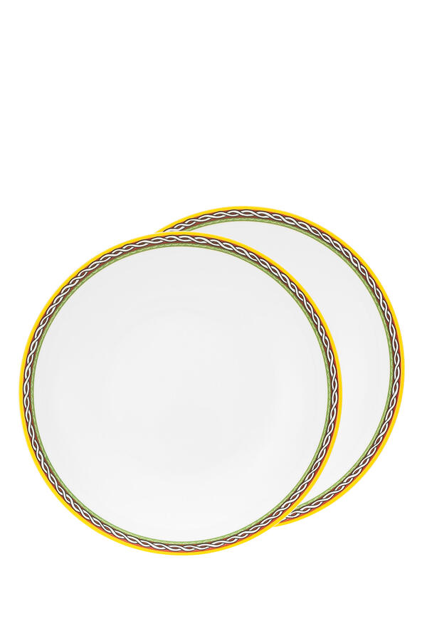 Carretto Bordo Soup Plates, Set of 2