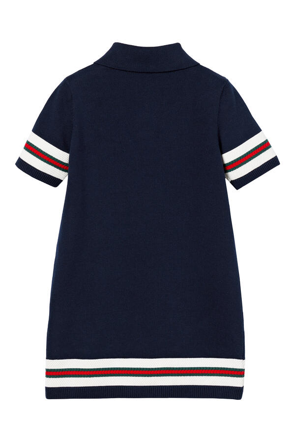 Kids Web-Detail Polo Dress