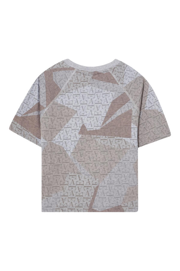 Kids Monogram Print T-Shirt