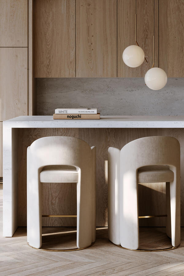 Overlap Counter Stool