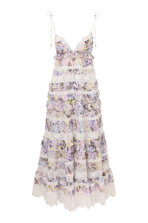  Solstice Tiered Midi Dress 