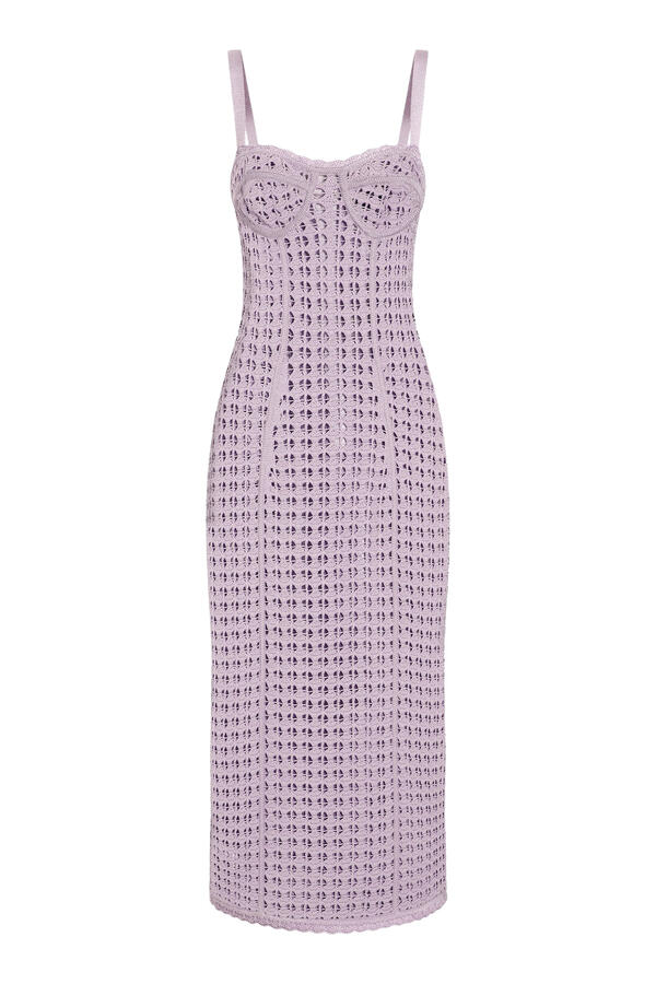 Crochet Bustier Dress