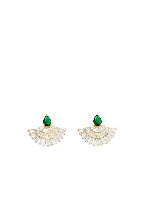 Freya Fan Stud Earrings
