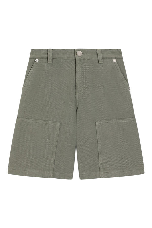 Kids Canvas Bermuda Shorts