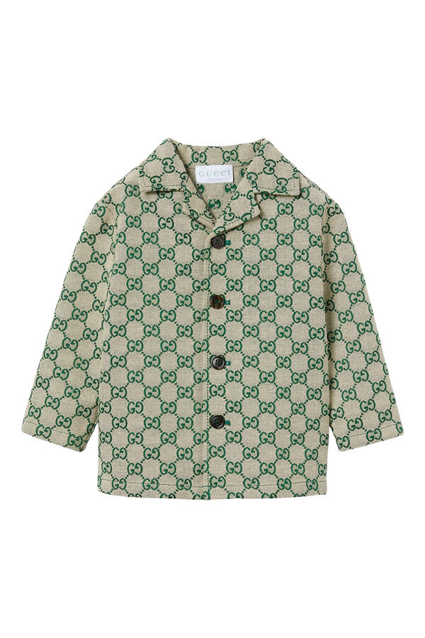 Kids GG Notch Collar Jacket