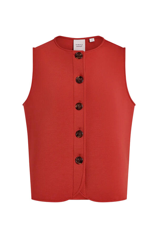 Josie Button-Through Tank Top