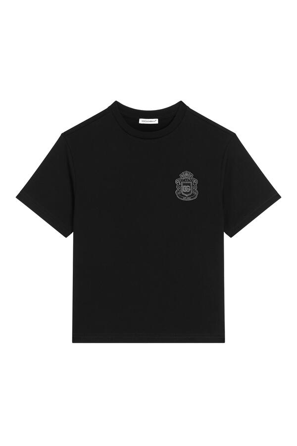 Kids Jersey T-Shirt with DG Heraldic Patch