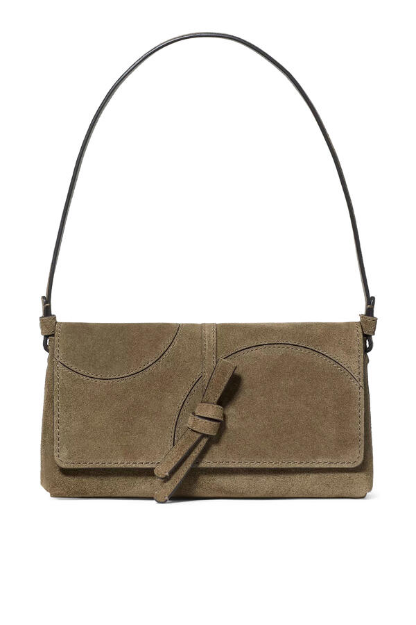  Loop Dot Patchwork Small Flap Shoulder Bag