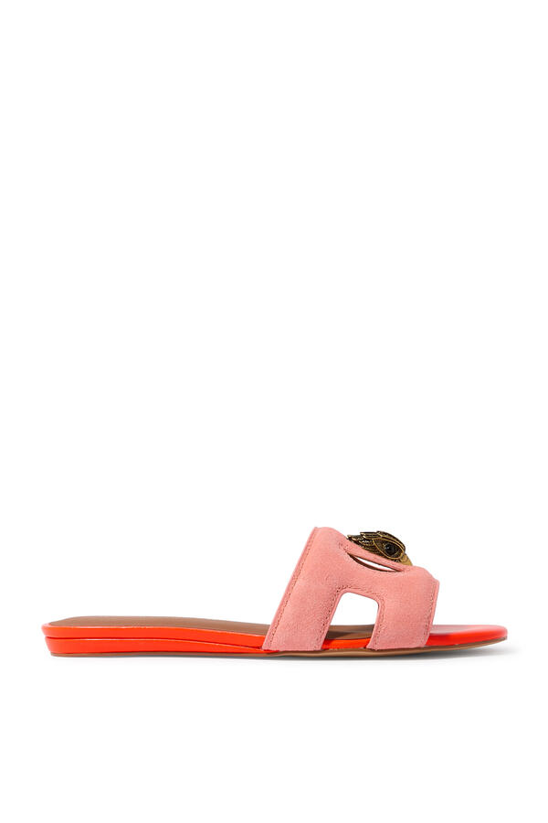 Eagle Cut-Out Flat Sandals