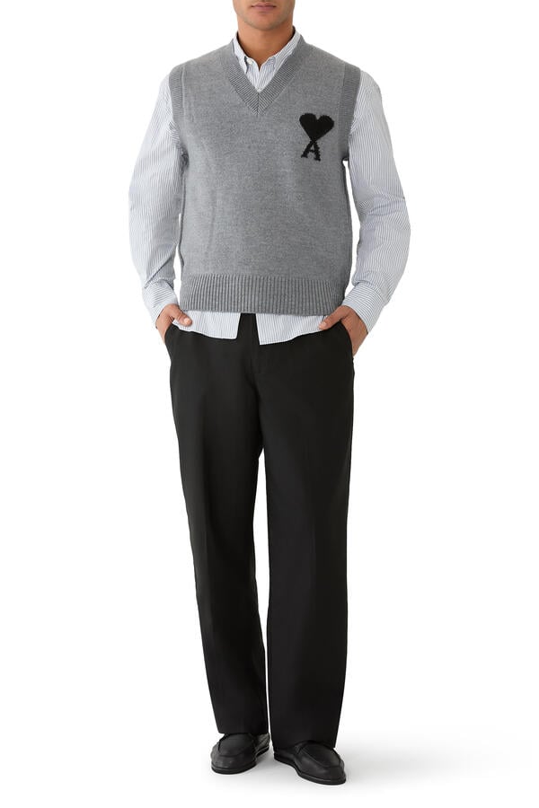 Sleeveless Wool Sweater 