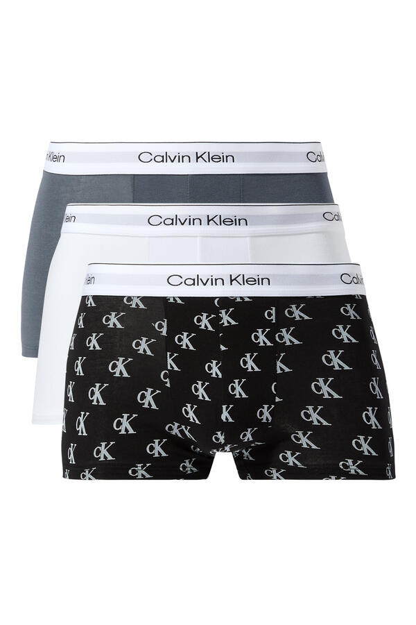 Icon Cotton Stretch Low Rise Trunks, Set of 3